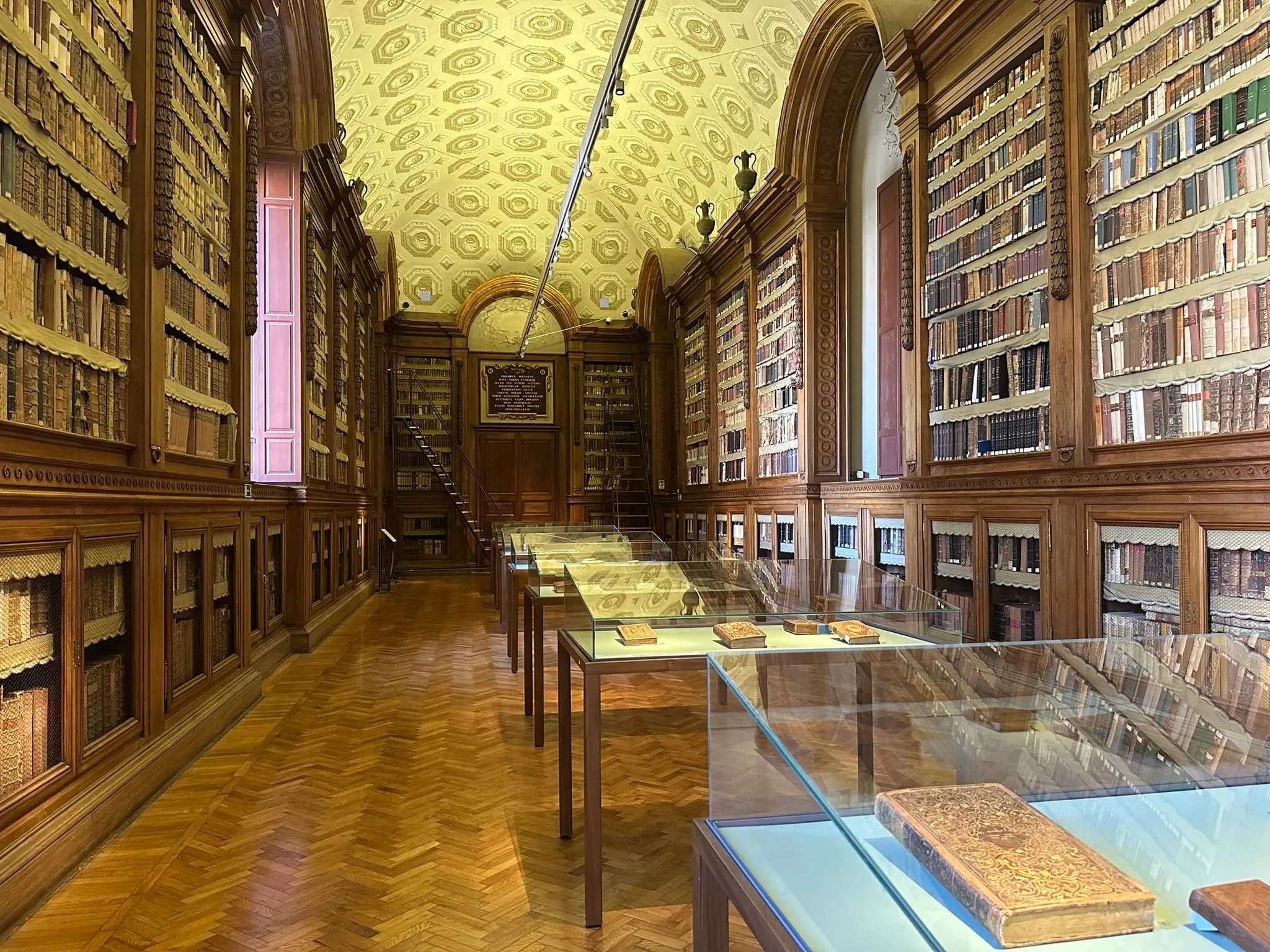 The historic library in Parma