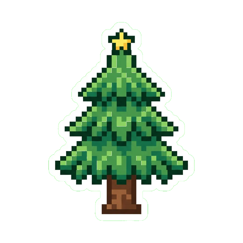Pine sticker